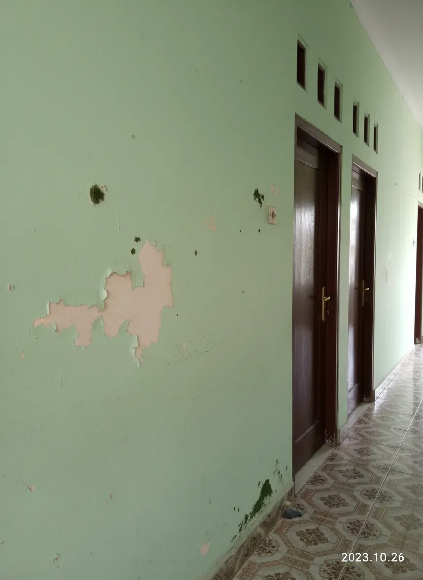 Kamar Mandi - Jamur Hitam - sebelum perbaikan